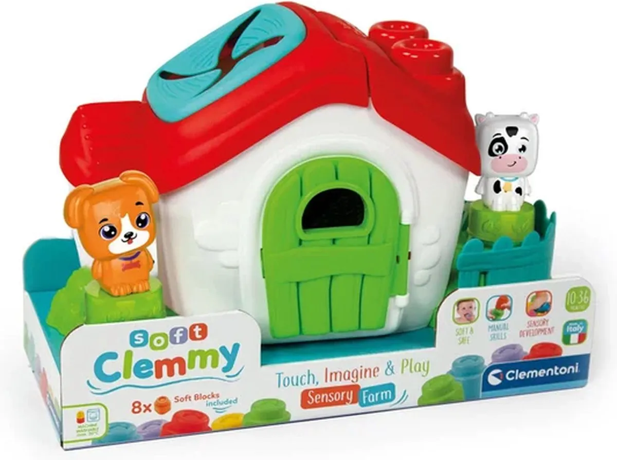 Clementoni Sensoriële Clemmy Boerderij Speelset - Meerkleurig - afbeelding 6 van 6