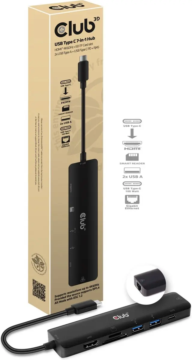 USB Type-C 7-in-1 Hub CSV-1592