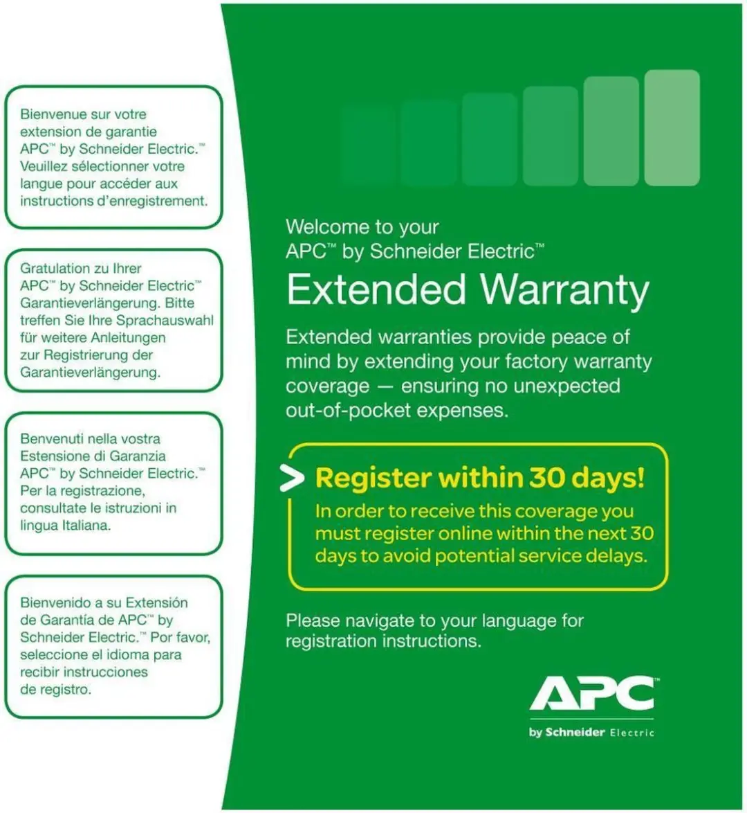 APC WBEXTWAR3YR-SP-01A Garantieupgrade - 3 Jaar