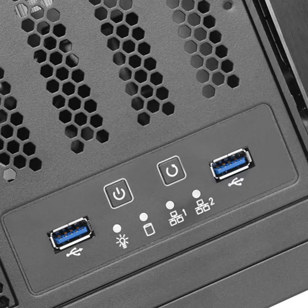 SilverStone RM41-H08 Rack - 12 Bays - Zwart