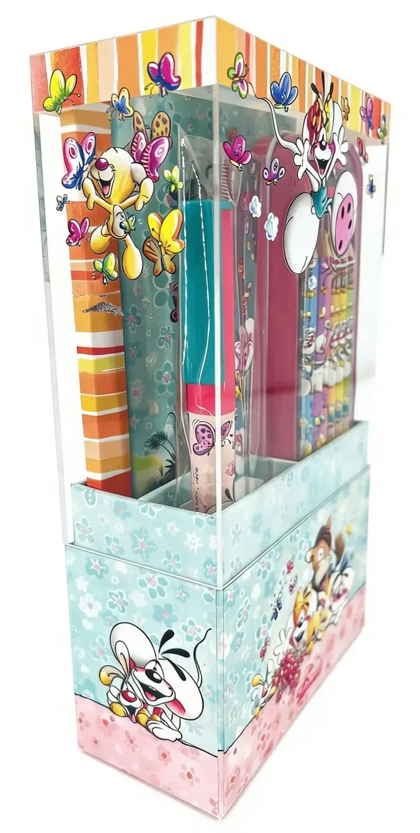 Diddl Diddlina Pimboli Schrijfwarenset - 12 Stuks - Metal Etui
