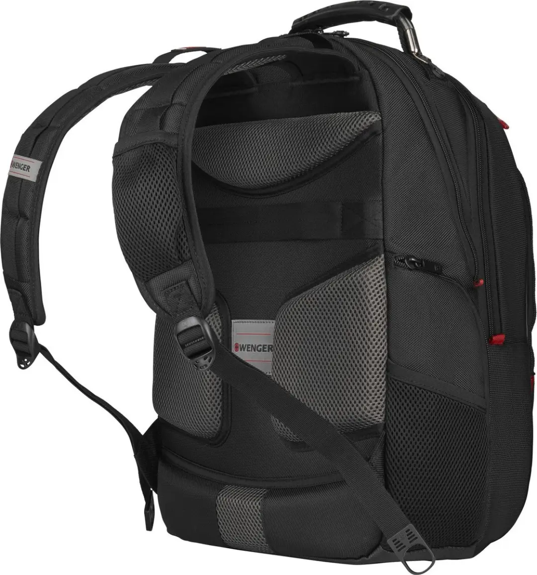 Wenger Pegasus Deluxe 16" Rugzak 25L - 17" Laptop - 12 Vakken - Zwart