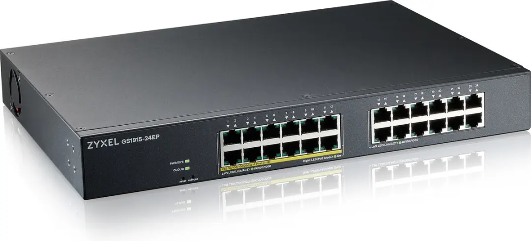 Zyxel GS1915-24EP Switch - 24 Poorten - Zwart