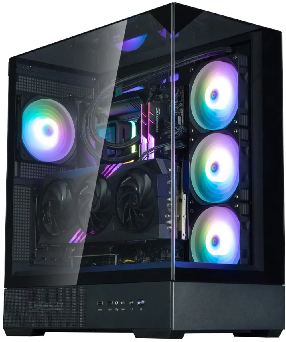 Zalman P40 Prism Plus Mid-tower Behuizing - Zwart