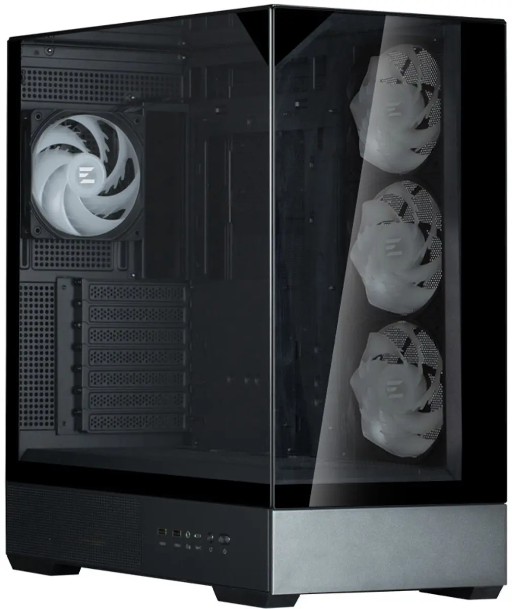 Zalman P40 Prism Plus Mid-tower Behuizing - Zwart