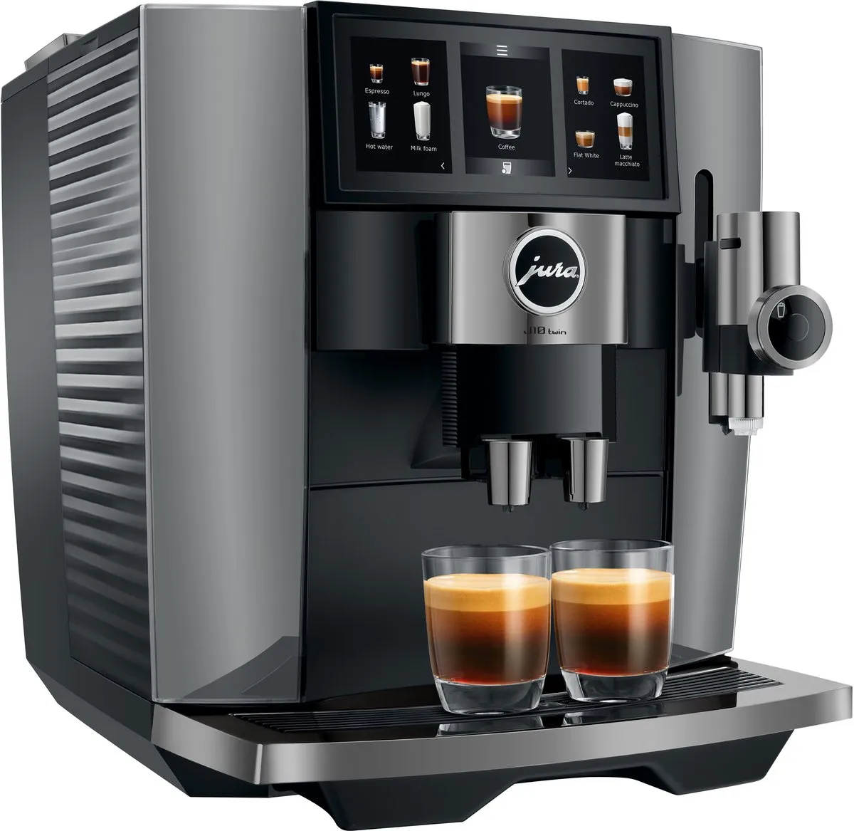 Jura J10 twin Diamond Onyx Volautomatische Espressomachine - 46 Programma's