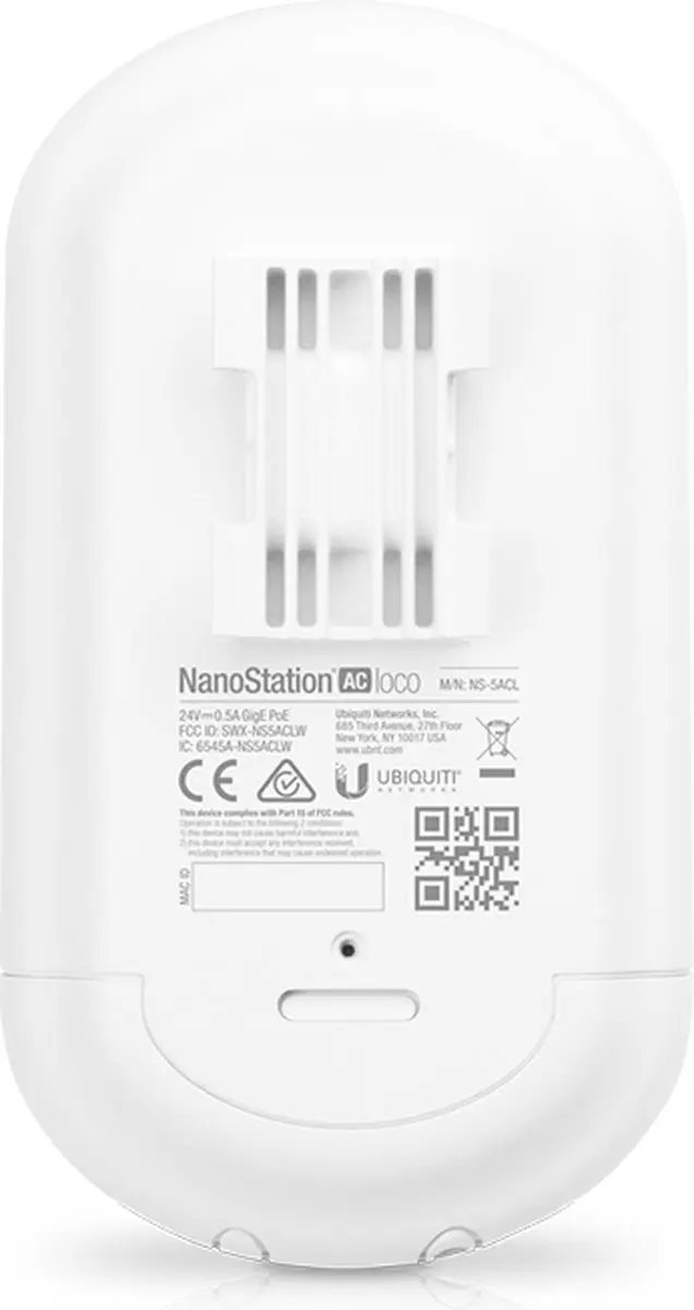 Ubiquiti NanoStation 5AC Loco LOCO5AC-5 Access Point - Wit - afbeelding 6 van 6