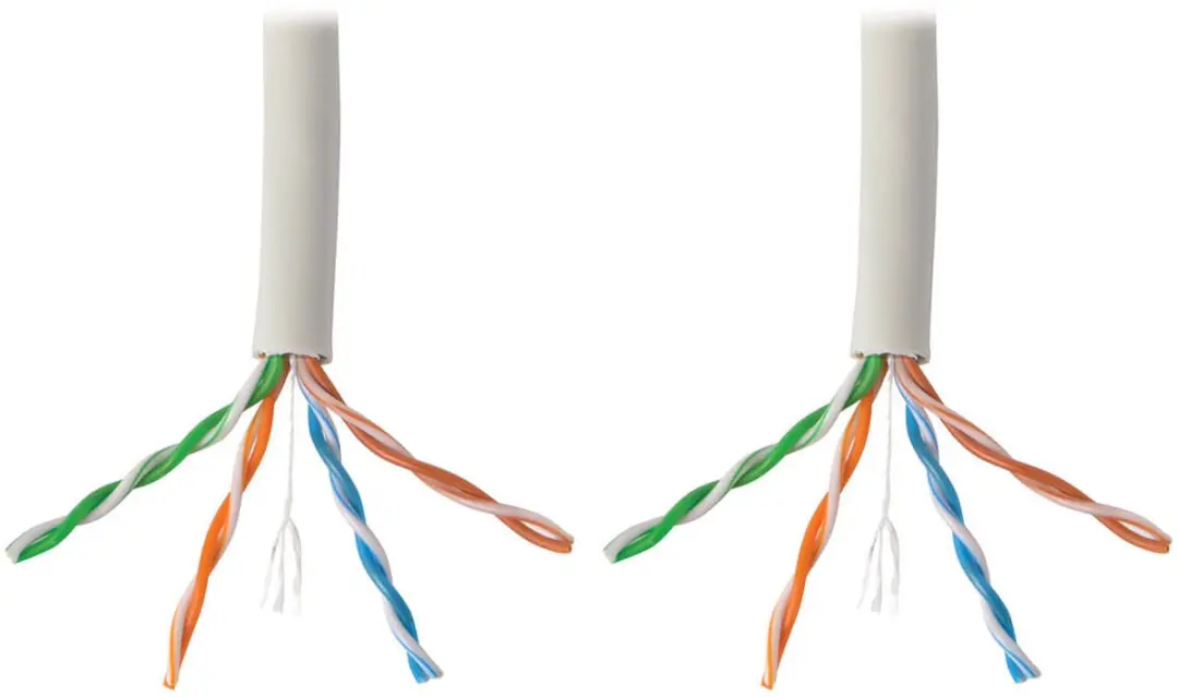 Tripp Lite N220-01K-WH Netwerkkabel Cat6 Wit - 304,8m