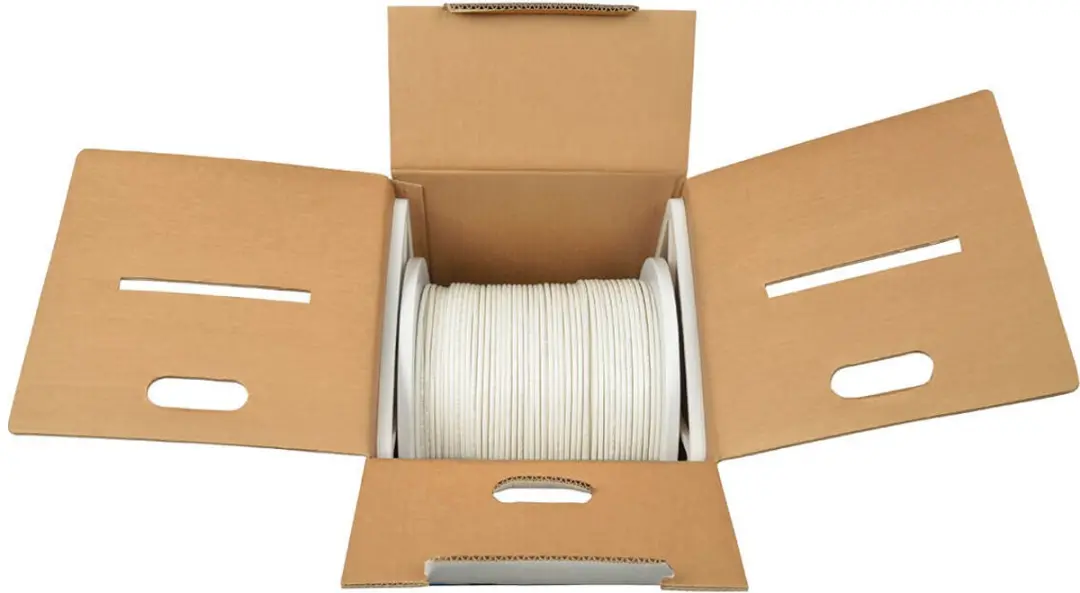 Tripp Lite N220-01K-WH Netwerkkabel Cat6 Wit - 304,8m