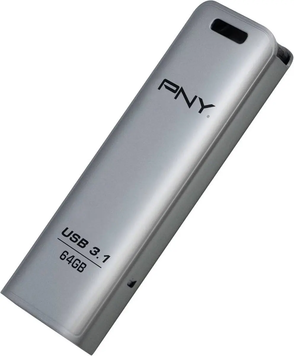 PNY Elite Steel FD64GESTEEL31G-EF USB-stick 64GB - Zilver
