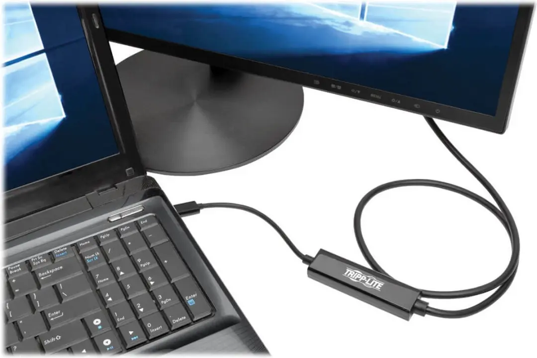 Tripp Lite U444-003-V USB-C naar VGA Kabel - 0,9m - Zwart