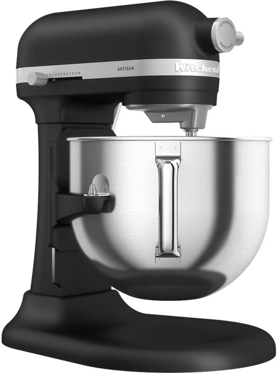 KitchenAid Artisan Keukenmachine 375W - 11 snelheden - 6,6L - Zwart