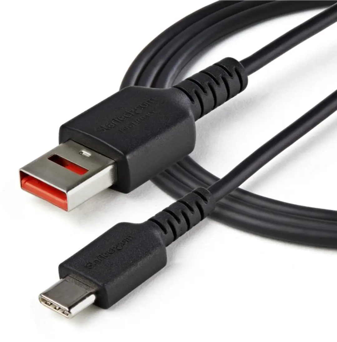 Startech USBSCHAC1M USB-A naar USB-C Data Blocker - 1m - Zwart