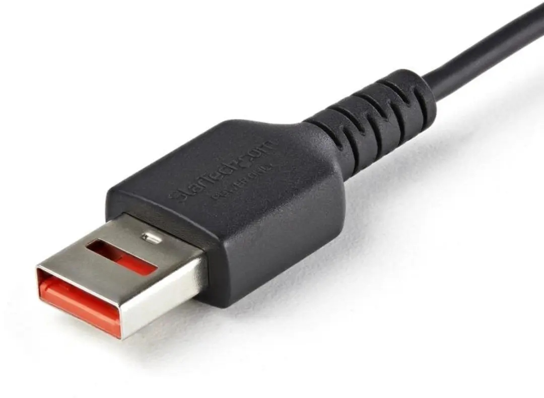 Startech USBSCHAC1M USB-A naar USB-C Data Blocker - 1m - Zwart