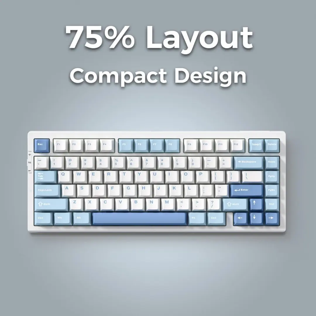 MCHOSE G75 Pro Mechanisch Gaming Keyboard - Blauw