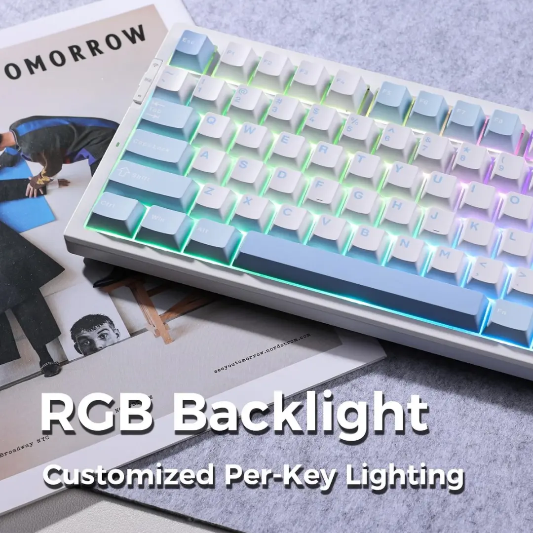 MCHOSE G75 Pro Mechanisch Gaming Keyboard - Blauw