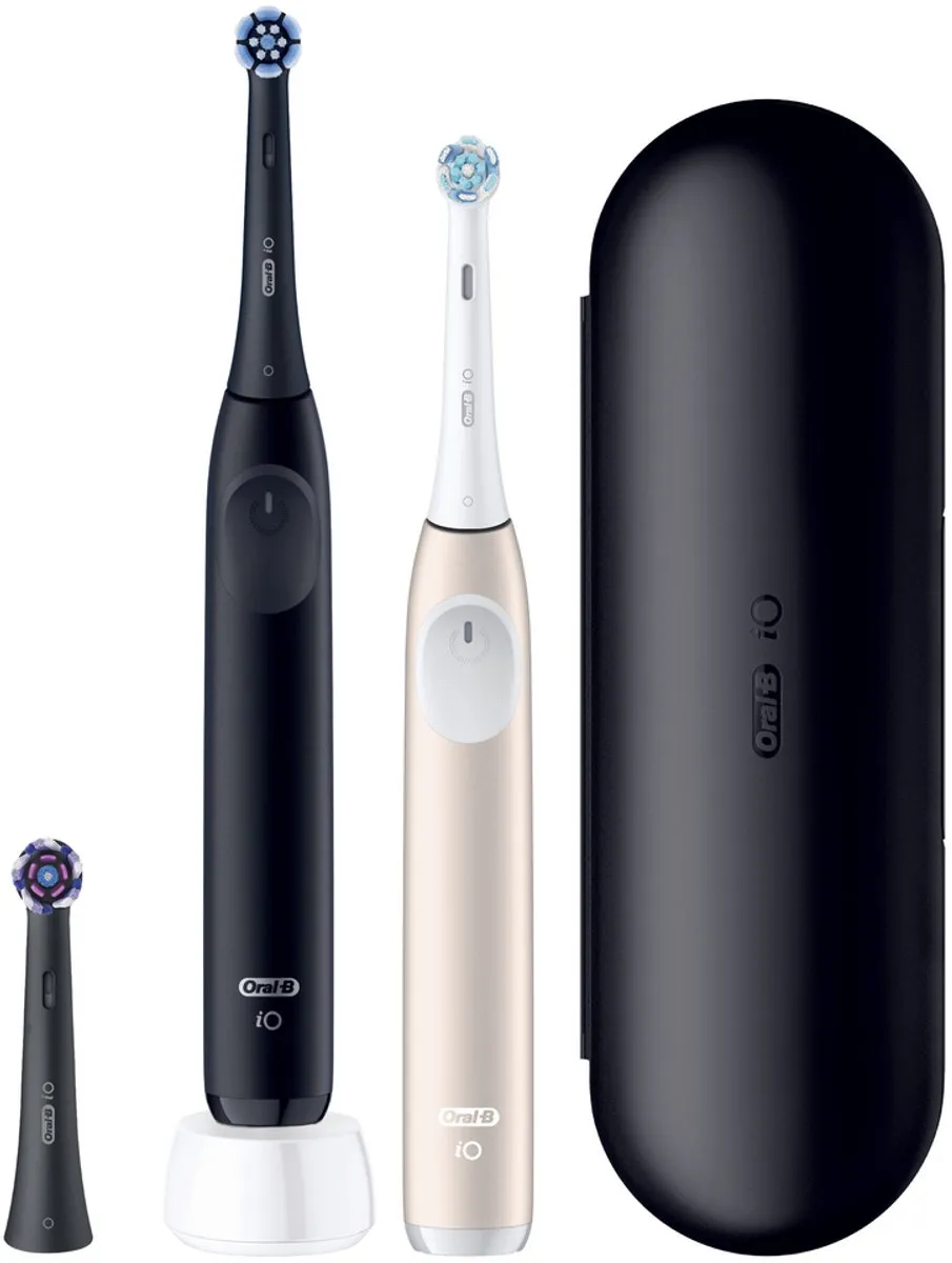 Oral-B iO2 Elektrische Tandenborstel Black & Pink - 2 Stuks