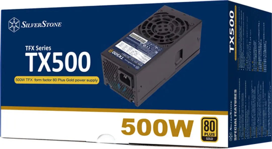 SilverStone SST-TX500-G 500W TFX Voeding - 80 PLUS Gold