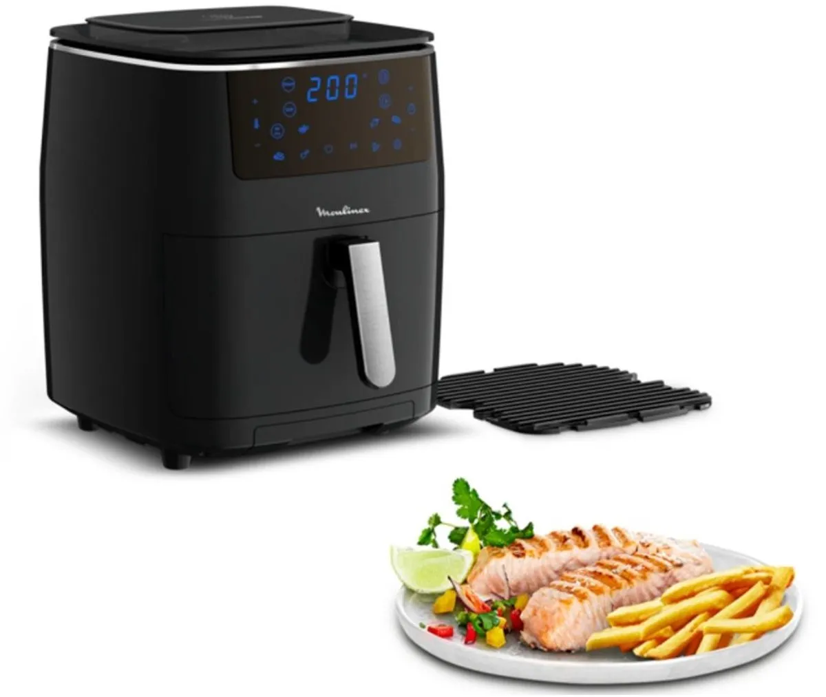 Moulinex AL201810 Heteluchtfriteuse 6,5L - 1700W - Zwart