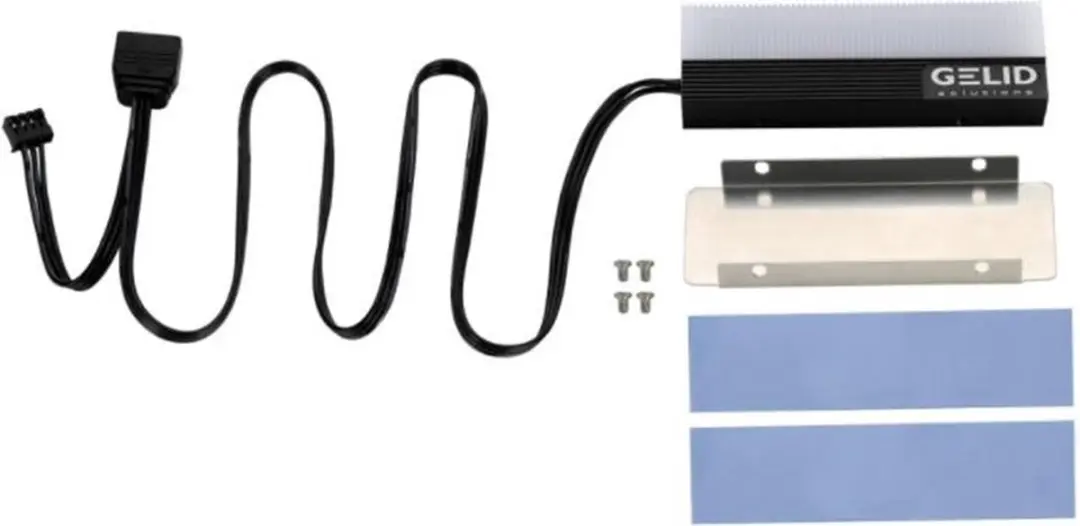 Gelid Solutions GLINT ARGB M.2 SSD Koeler M2-RGB-01 - Zwart