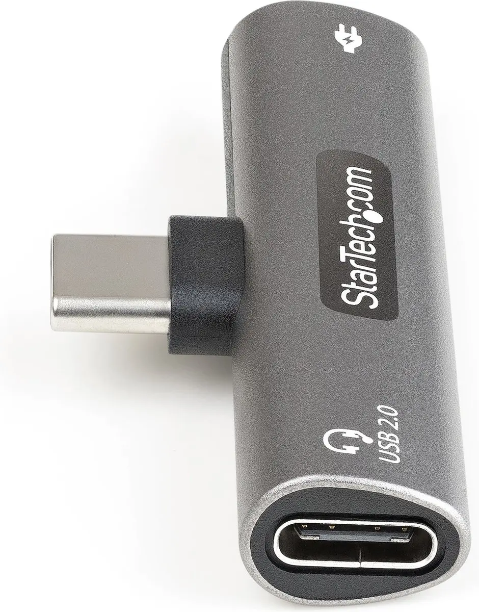 Startech CDP2CAPDM USB-C Audio & Oplaadadapter 60W - Zilver