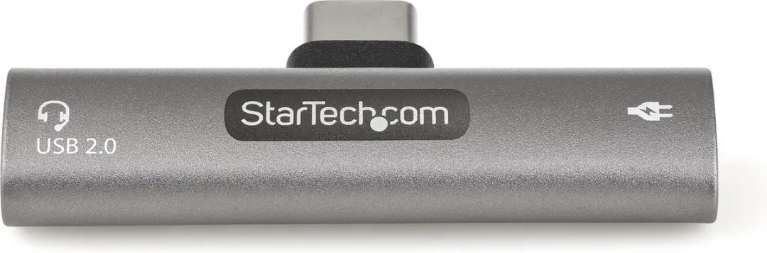Startech CDP2CAPDM USB-C Audio & Oplaadadapter 60W - Zilver