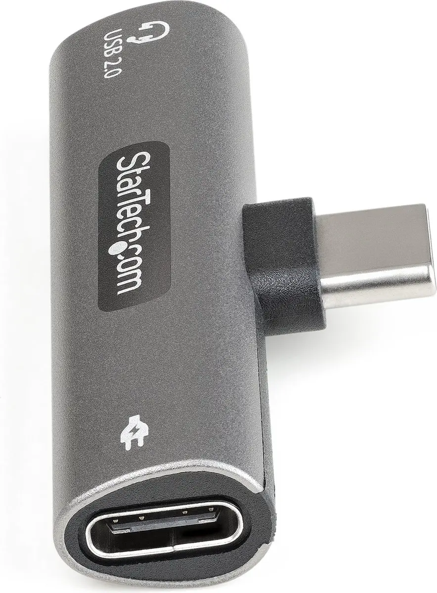 Startech CDP2CAPDM USB-C Audio & Oplaadadapter 60W - Zilver