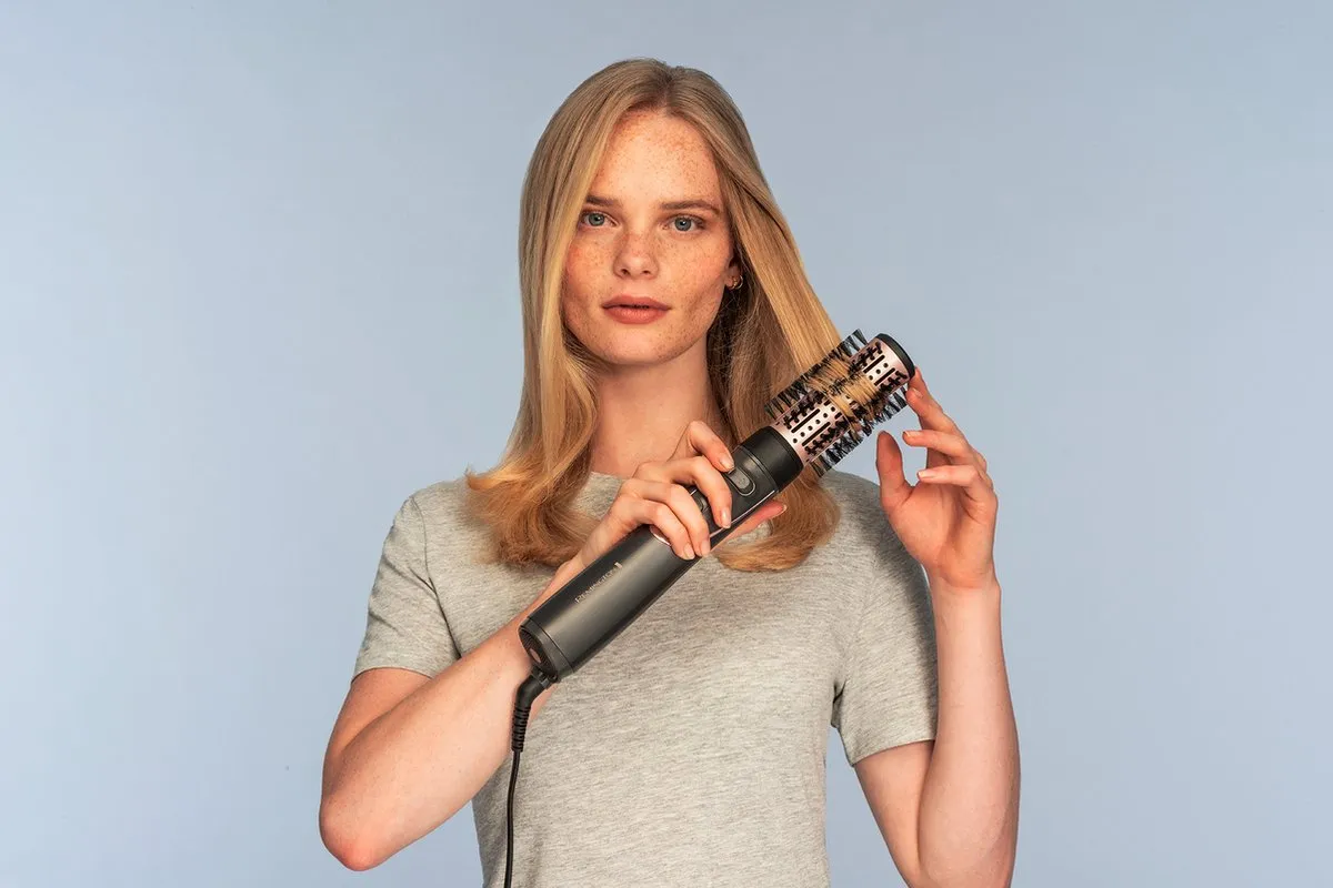 Remington AS8606 Curl & Straight Confidence Roterende Föhnborstel 800W - Grijs/Rosé - afbeelding 6 van 6