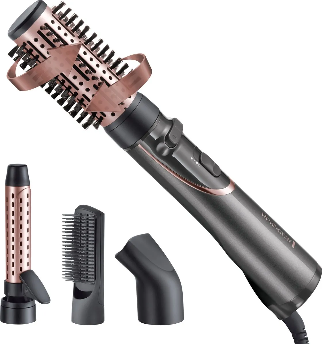 Remington AS8606 Curl & Straight Confidence Roterende Föhnborstel 800W