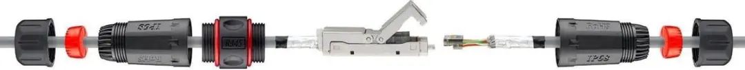 CAT6 STP Toolless Outdoor Koppelstuk - 10 Stuks - Zwart - afbeelding 6 van 6
