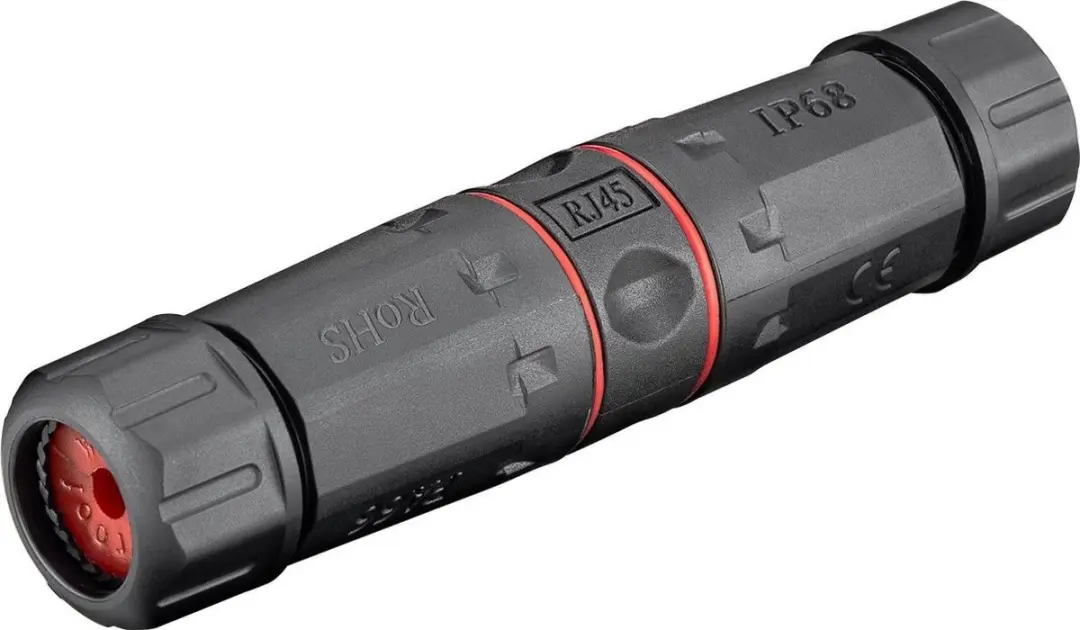 CAT6 STP Toolless Outdoor Koppelstuk - 10 Stuks - Zwart