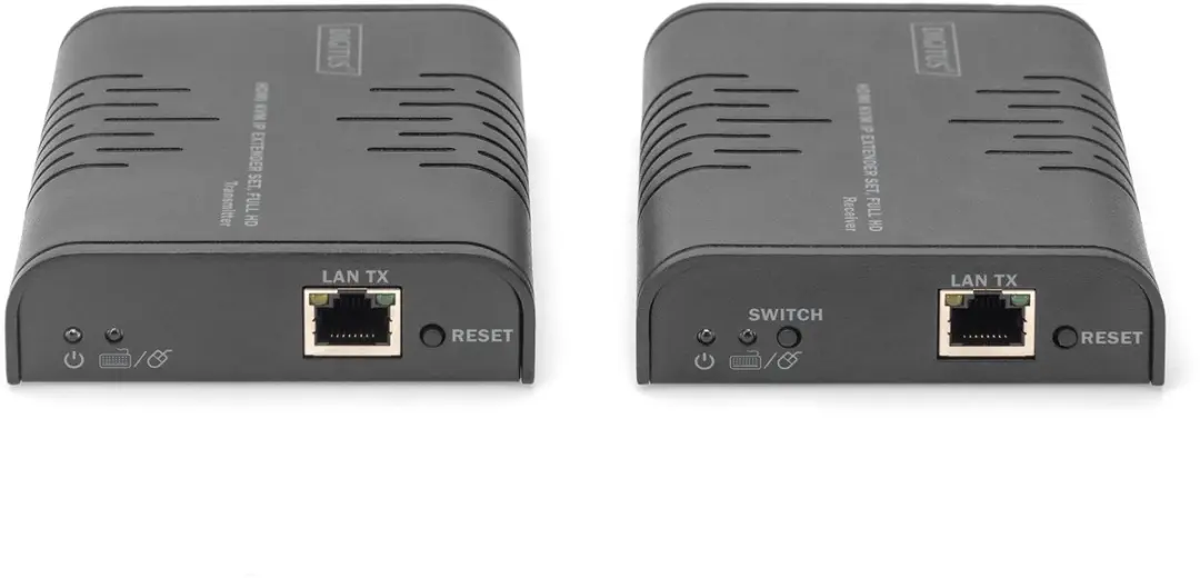 Digitus DS-55529 KVM-extender - 120m Cat5e - 1920x1080 60Hz - Zwart