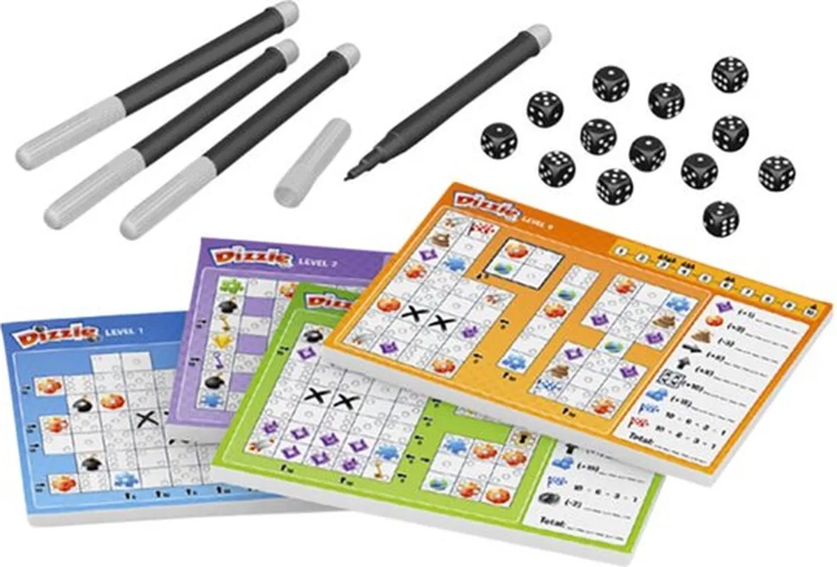 Dizzle Dobbelspel - 1-4 Personen - Multi-coloured