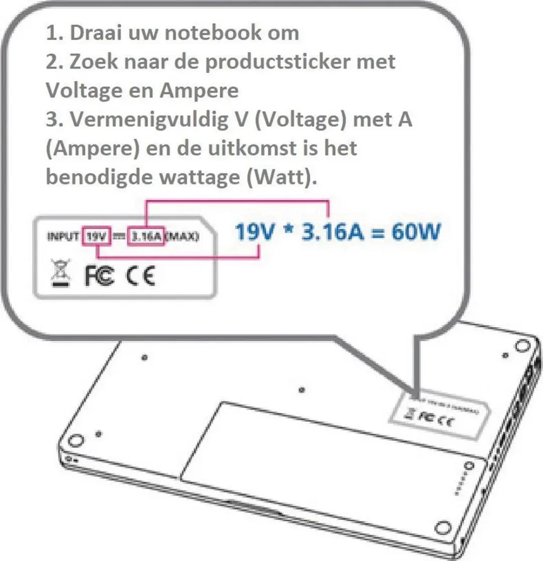 Xilence Universele Notebooklader 120W - XM012 - Zwart