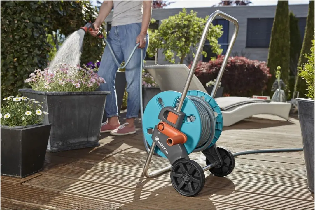 Gardena CleverRoll S Slangenwagen 20m - Turquoise