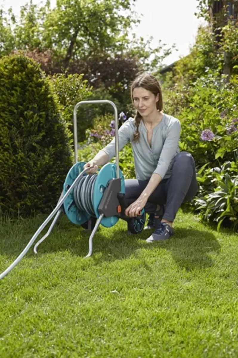 Gardena CleverRoll S Slangenwagen 20m - Turquoise - afbeelding 6 van 6