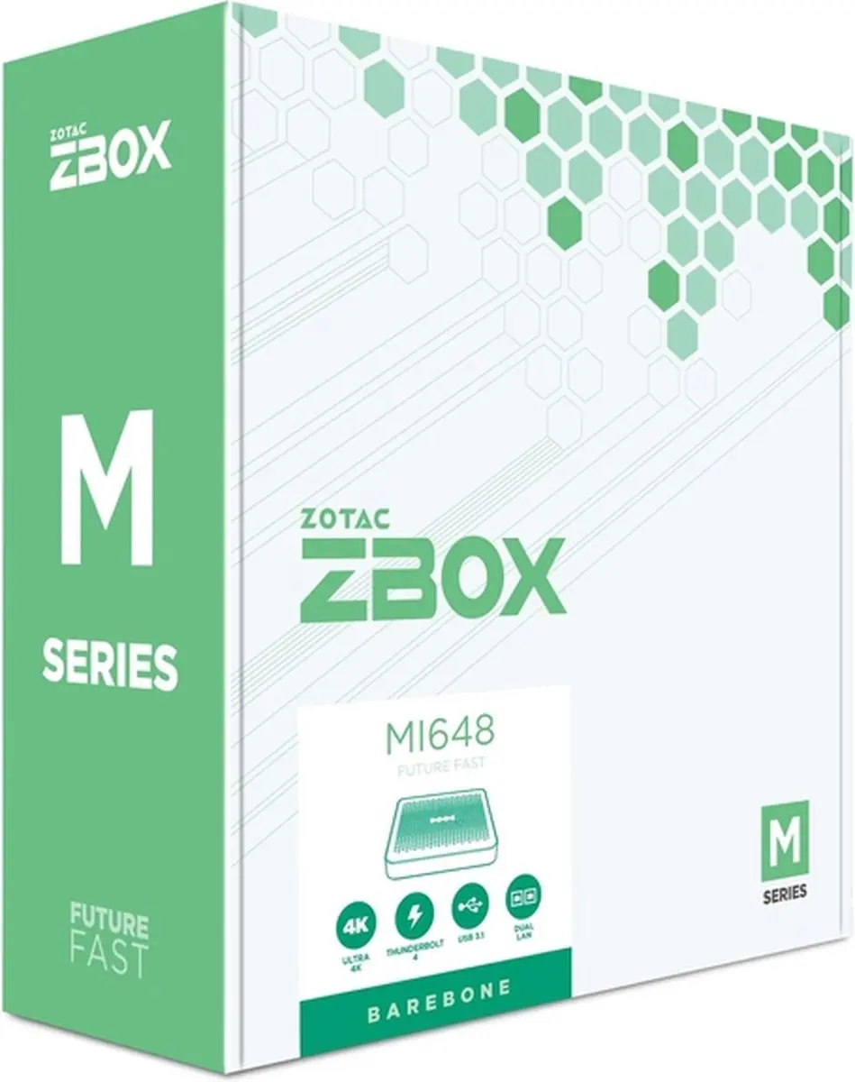 Zotac ZBOX edge MI648 Mini PC - i5-1340P - Zwart