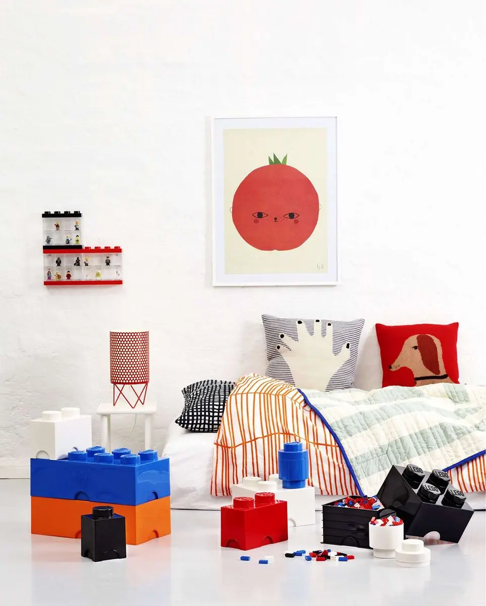 Opbergbox Minifiguur 16, Rood - LEGO