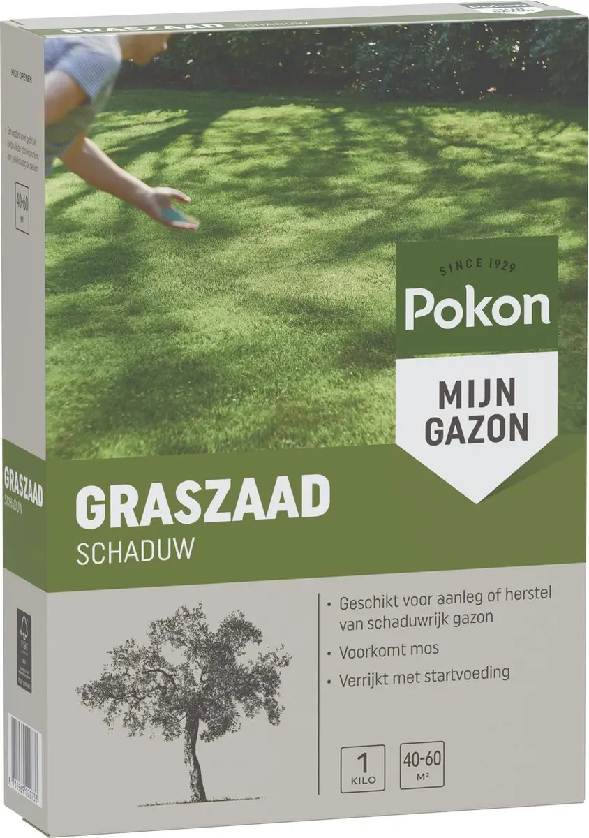 Pokon Graszaad Schaduw 1kg - 40-60m²