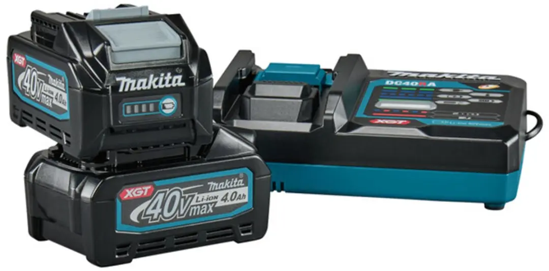 Makita XGT 191L77-9 Starterset - 2x 4,0Ah Accu + Snellader