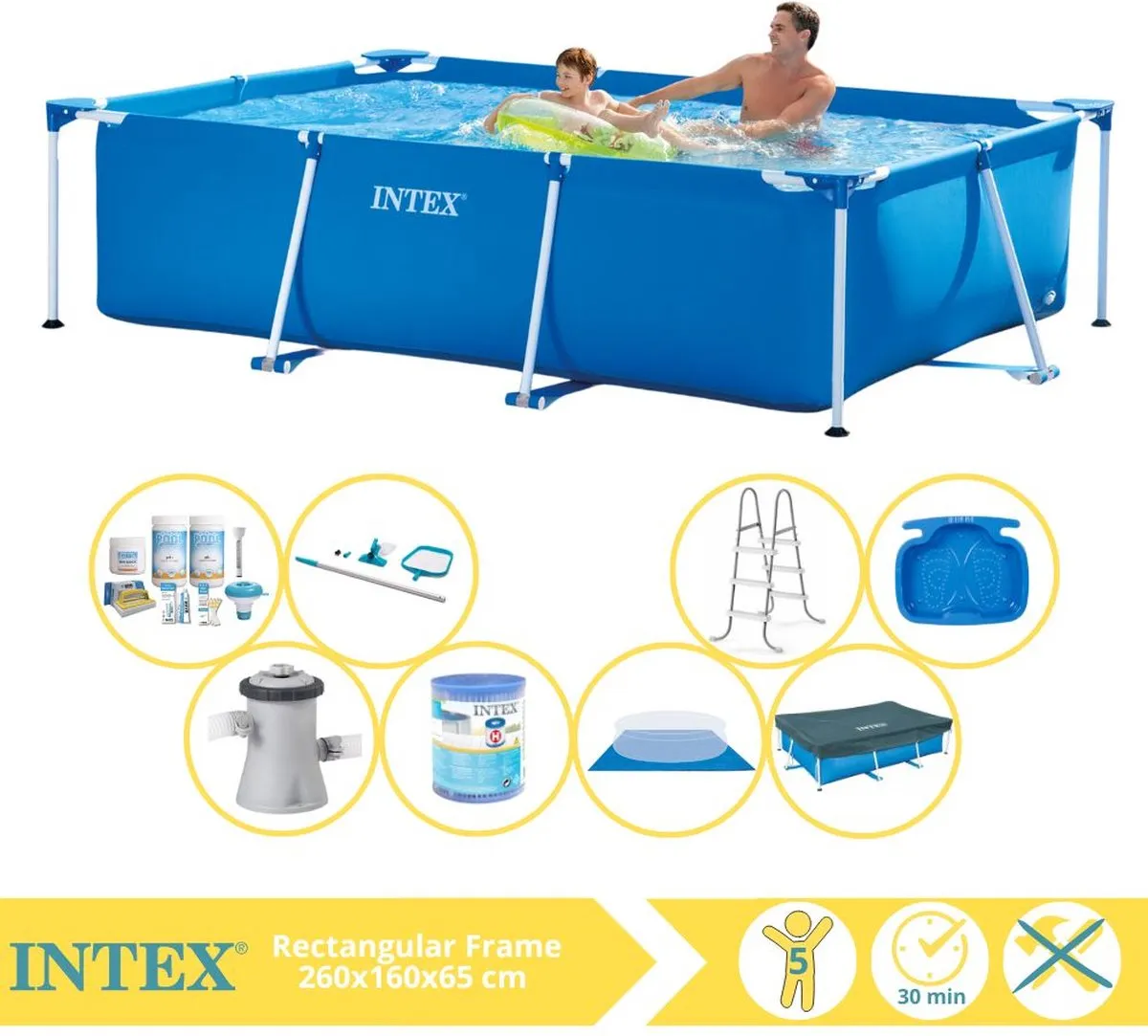 Intex 28271NP Opzetzwembad 260x160x65cm