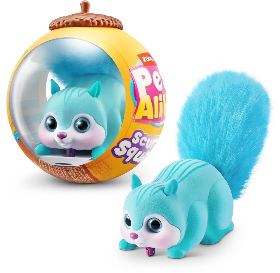 ZURU Scurry'n Run Mysterie Capsule Pluche Eekhoorn - 9565