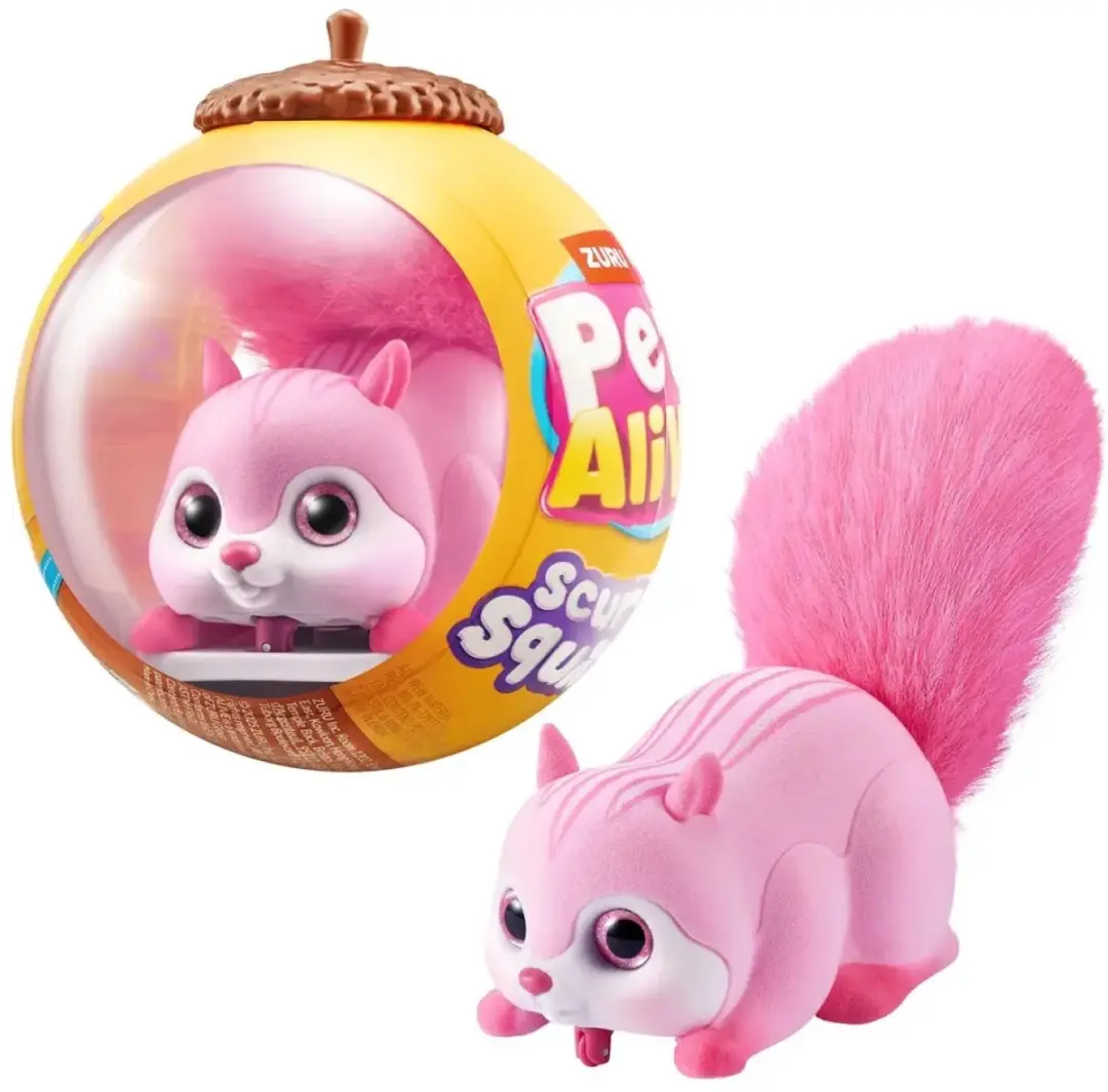 ZURU Scurry'n Run Mysterie Capsule Pluche Eekhoorn - 9565 - afbeelding 6 van 6