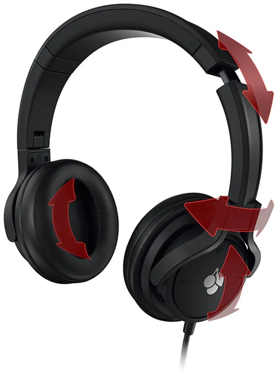 Cherry JA-2200-2 Headset - 50mm Drivers - Zwart