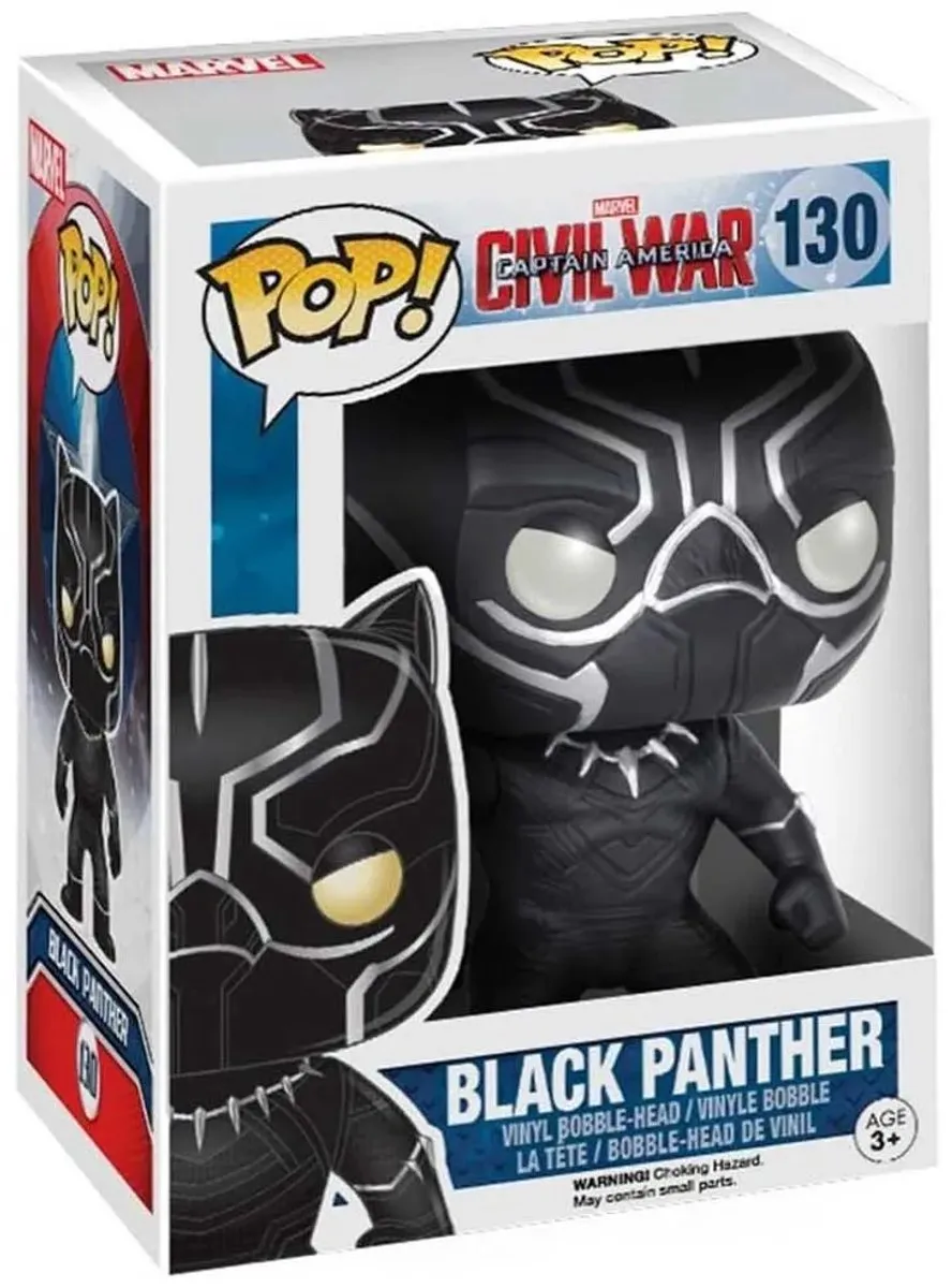 Funko Pop! Black Panther #130 - Verzamelfiguur 10cm - Multi
