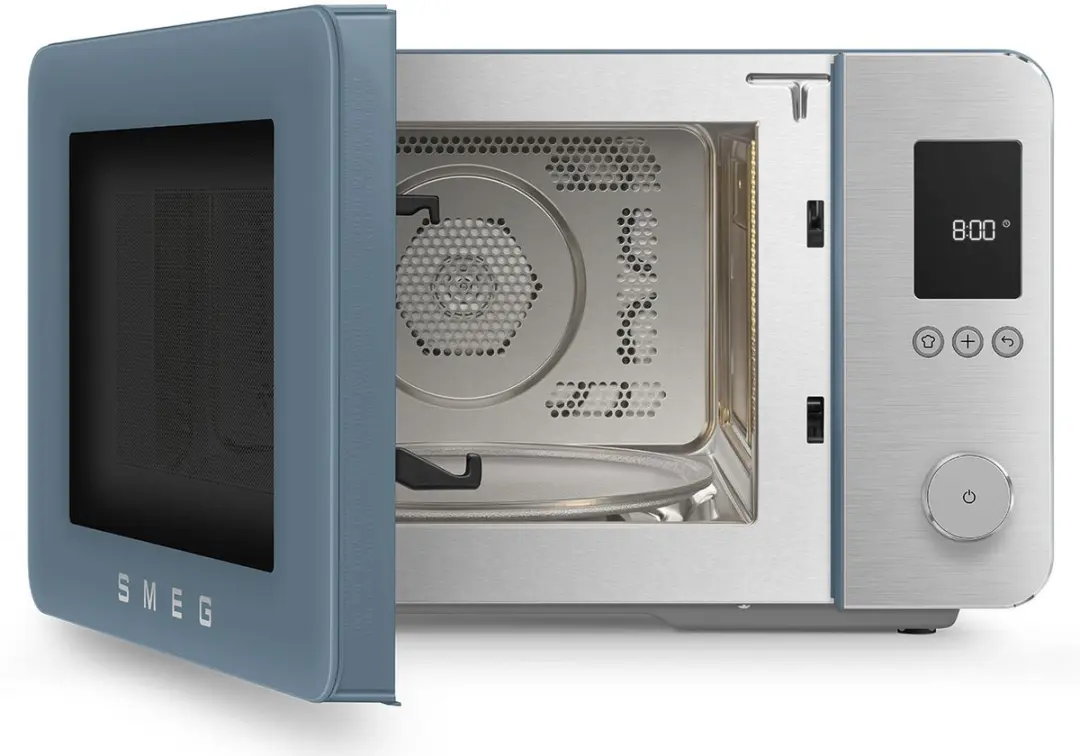 Smeg MOC02SBMEU Combi-Magnetron - 27L - 2100W - Storm Blue - afbeelding 6 van 6