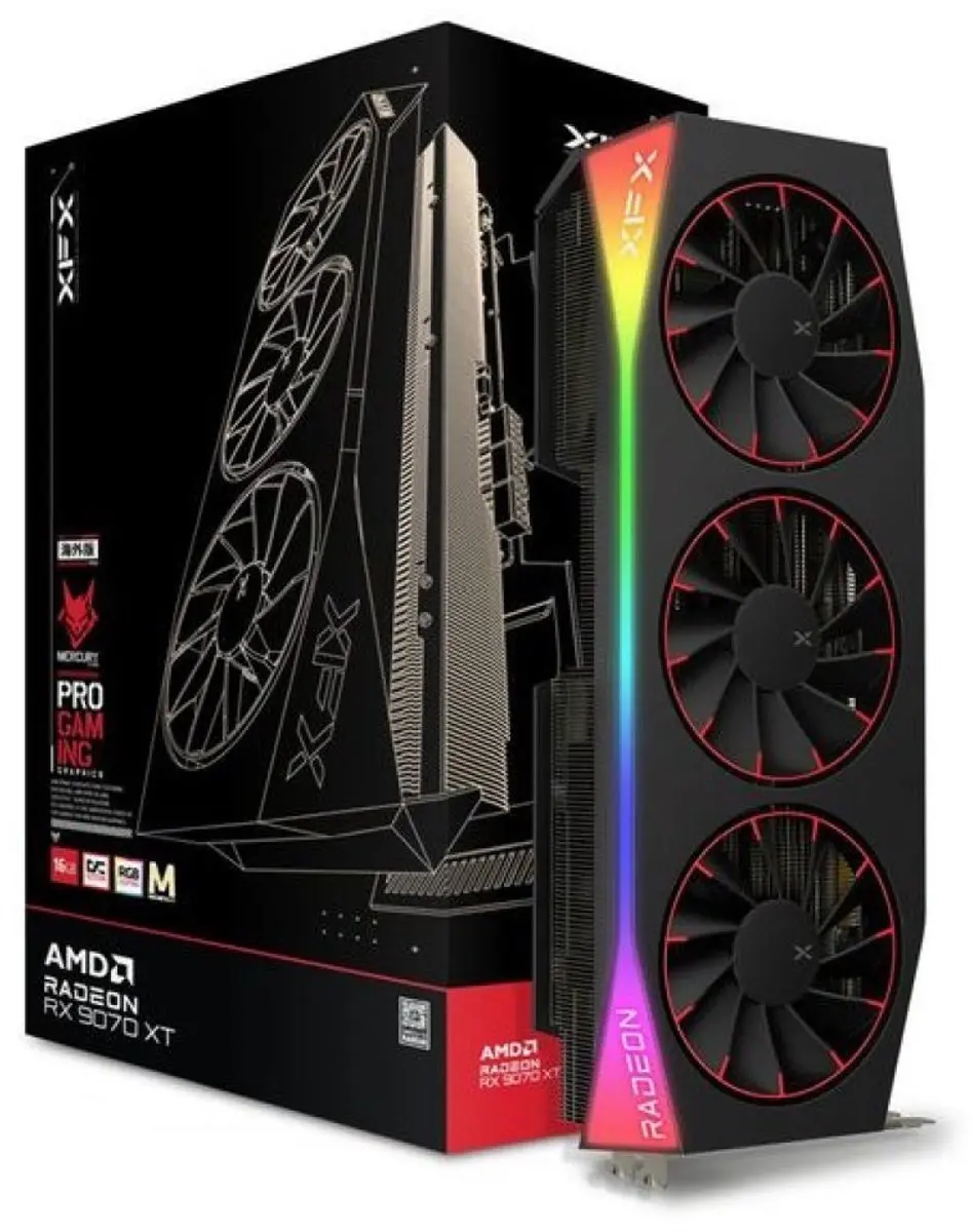 XFX Radeon RX 9070 XT Mercury MAG AIR OC 16GB
