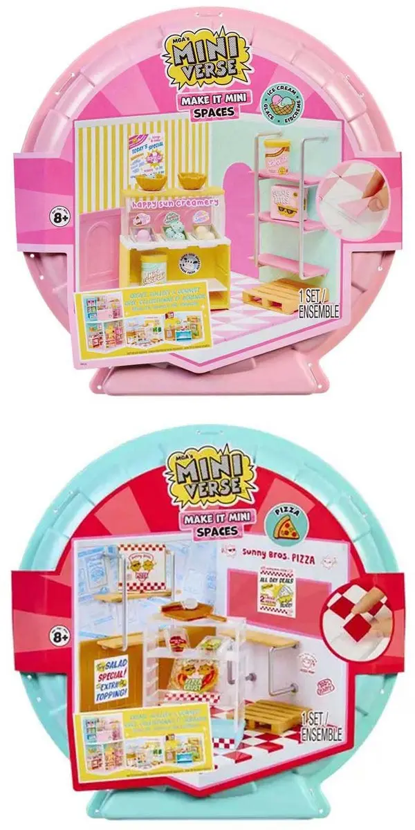 Miniverse Make It Mini Spaces IJssalon Bouwpakket - Poppenhuis