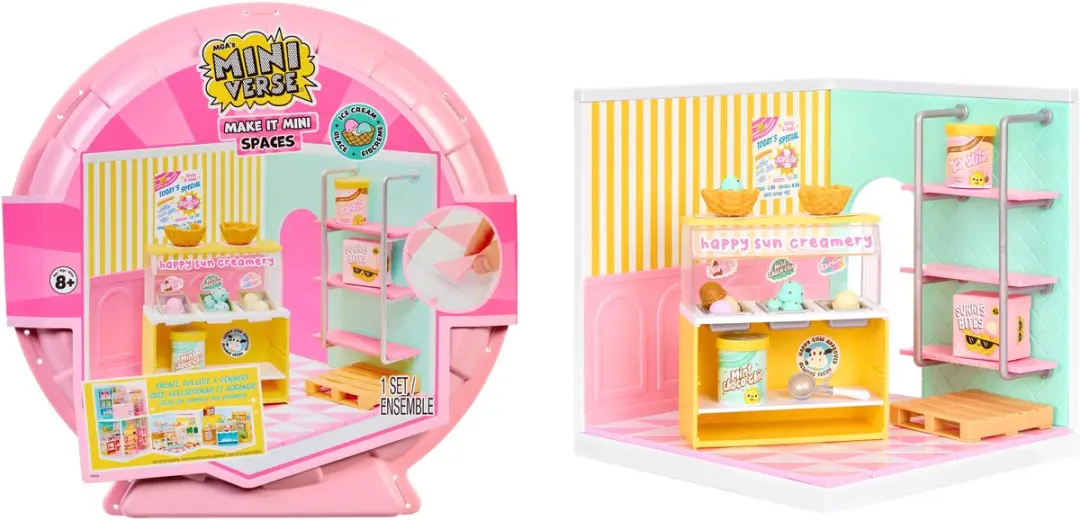 Miniverse Make It Mini Spaces IJssalon Bouwpakket - Poppenhuis