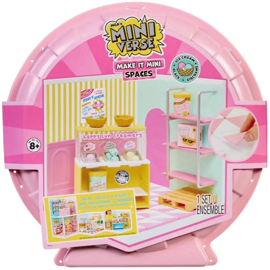 Miniverse Make It Mini Spaces IJssalon Bouwpakket - Poppenhuis
